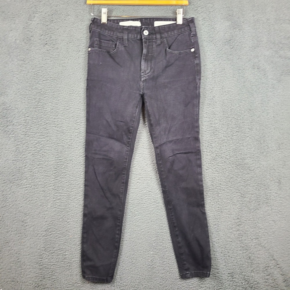 Anthropologie Pilcro and the Letterpress High Rise Denim Legging Black Jeans 28